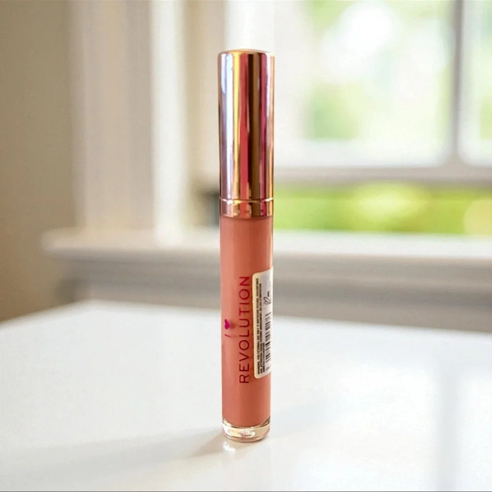💎 Revolution I Heart Chocolate Lip Gloss - Chocolate Brownie New
